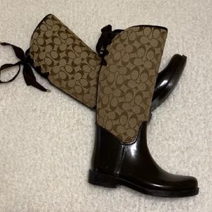 Coach Rain boots